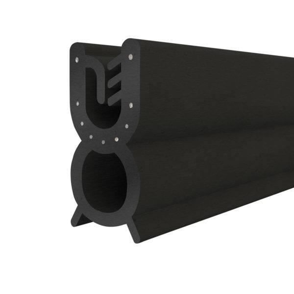 STEIGNER 10m Joint d'étanchéité en caoutchouc EPDM - profil U - 9x22mm  (lxh) - insert en acier - noir - Cdiscount Bricolage