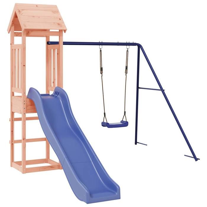 VidaXL Aire de jeux d'extérieur bois massif de douglas, ensemble de jeu, ensemble de jeu en bois, ensemble de terrain de jeu 3155856 - Jeux - Jouets