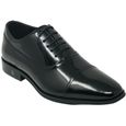Chaussures Homme - VERSACE COLLECTION - Oxford en cuir noir-2