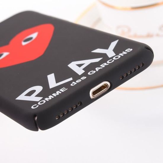 Coque iPhone SE 2020 8 7 Comme des Garcons PLAY Noir Antichoc Premium Coque Compatible iPhone SE 2020 8 7 Cdiscount Telephonie