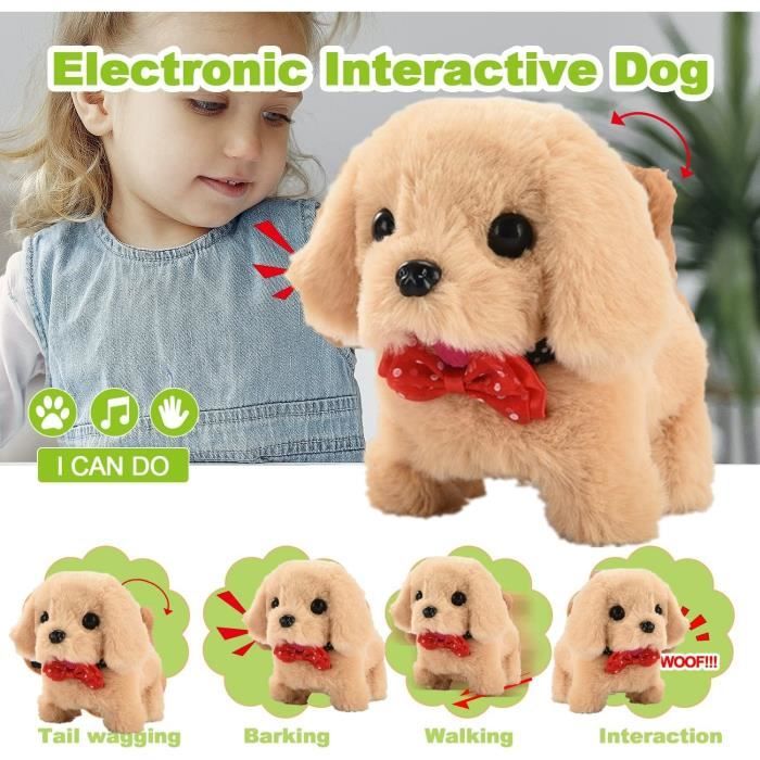 Jouet électronique pour chien en peluche, jouet interactif pour animaux de  compagnie télécommandé pour enfants (blanc) - Cdiscount Jeux - Jouets