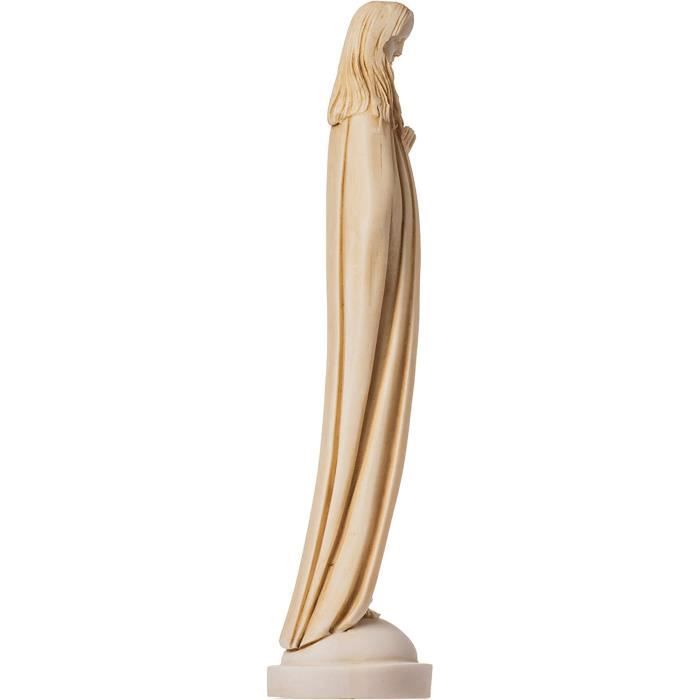 Statue de la Vierge Marie, Mère de Jésus, albâtre 30,5 cm (12,4 po.) - France