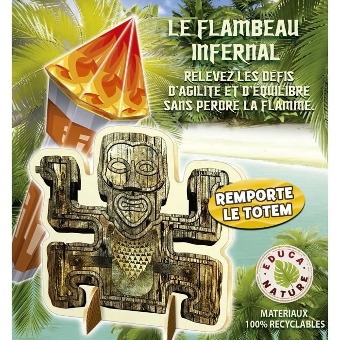 Asmodee - Dobble: KOH-lanta – Gesellschaftsspiele – Kartenspiele – Beobachtungs- und Schnelligkeitsspiel – Spiel für Erwachsene und Kinder ab 6 Jahren – 2 bis 8 Spieler – 15 Minuten – französische