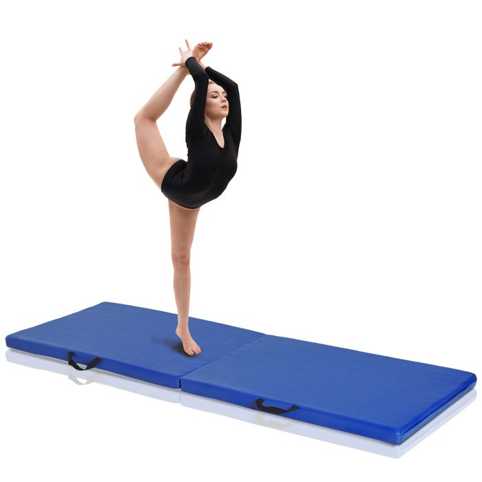 Mat Yoga 68x24 Pouces Tapis De Yoga Lomi Fitness - Antidérapant, Bleu