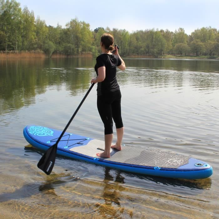 Stand Up Paddle Board Kayak Gonflable NEMAXX PB330 Bleu 145 kg Cdiscount Sport