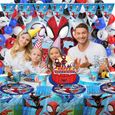 Ensemble Vaisselle Fête D anniversaire Décorations Spiderman-3