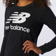 Sweatshirt femme New Balance essentials crew fleece - black-3