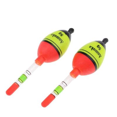 Lot De 12 Flotteurs De Pêche Légers En Bois - 9 De Jour + 3 De Nuit, Ultra-Sensibles Avec Boîte De Rangement Pratique