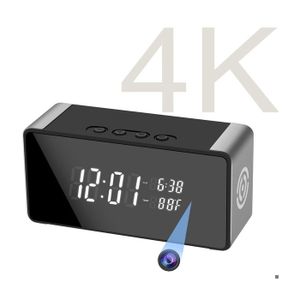 Réveil Numérique WIFI Avec Caméra Espion 1080P - Vidéo Audio Discrète Et Enregistrement
