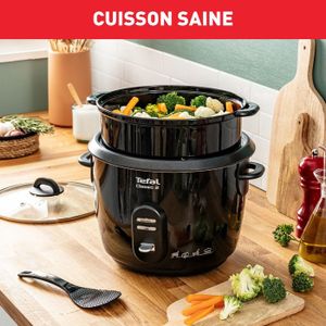 Cuiseur à Riz Électrique 1,8L Double Couche – Cuisson Vapeur, Soupe, Mijotage – Multifonction, Anti-Adhésif, Prise UE