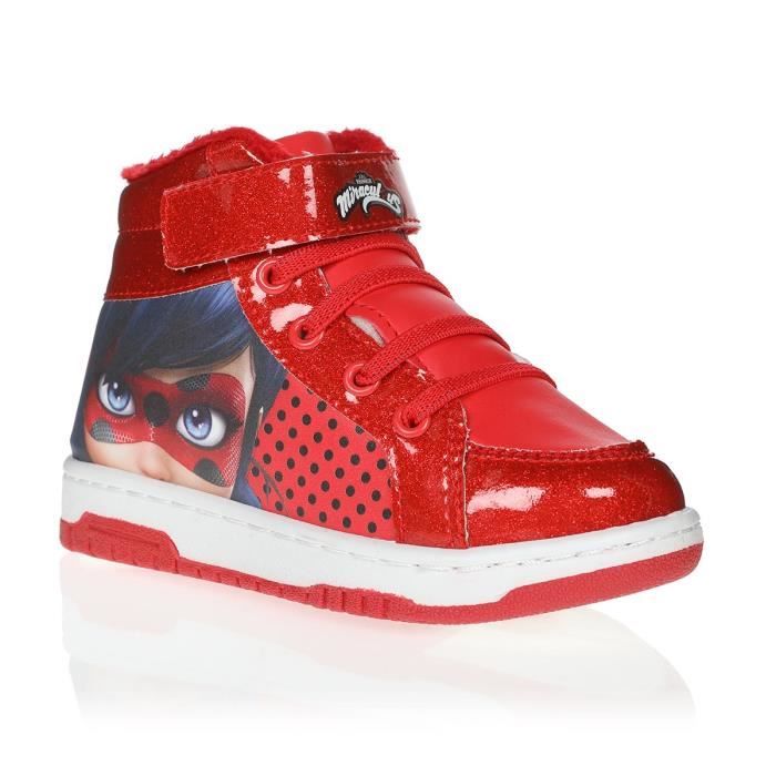 MIRACULOUS Baskets Hautes à Lacets ML08952C Enfant