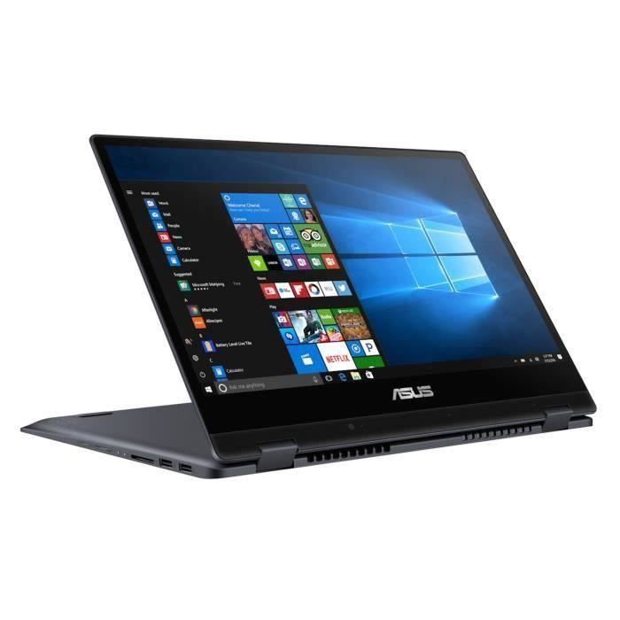 Vente PC Portable ASUS PC portable Vivobook Flip Tactile TP412FA-EC452T 14'' FHD - Core i3-10110U - RAM 8Go - Stockage 256Go SSD - Windows 10 Home S pas cher Vente PC Portable ASUS PC portable Vivobook Flip Tactile TP412FA-EC452T 14'' FHD - Core i3-10110U - RAM 8Go - Stockage 256Go SSD - Windows 10 Home S pas cher