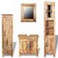 Meuble Toilette Miroir Et 2 Armoires Laterales Bois De Manguier Armoire Chambre Armoire Penderie Armoire De Chambre Contemporain Achat Vente Armoire De Chambre Meuble Toilette Miroir Et 2 Soldes Sur Cdiscount