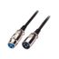Mâle à Femelle Câble audio XLR Noir LINDY 6053 3m 