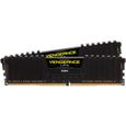 Mémoire RAM - CORSAIR - Vengeance LPX DDR4 - 16GB 2x8GB DIMM - 3200 MHz  - 1.35V - Noir (CMK16GX4M2E3200C)-0
