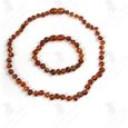 LCC® collier ambre bebe pour les dents ensemble bracelet + collier ambre naturel véritable femme garçon homme bijoux fille cadeau-0
