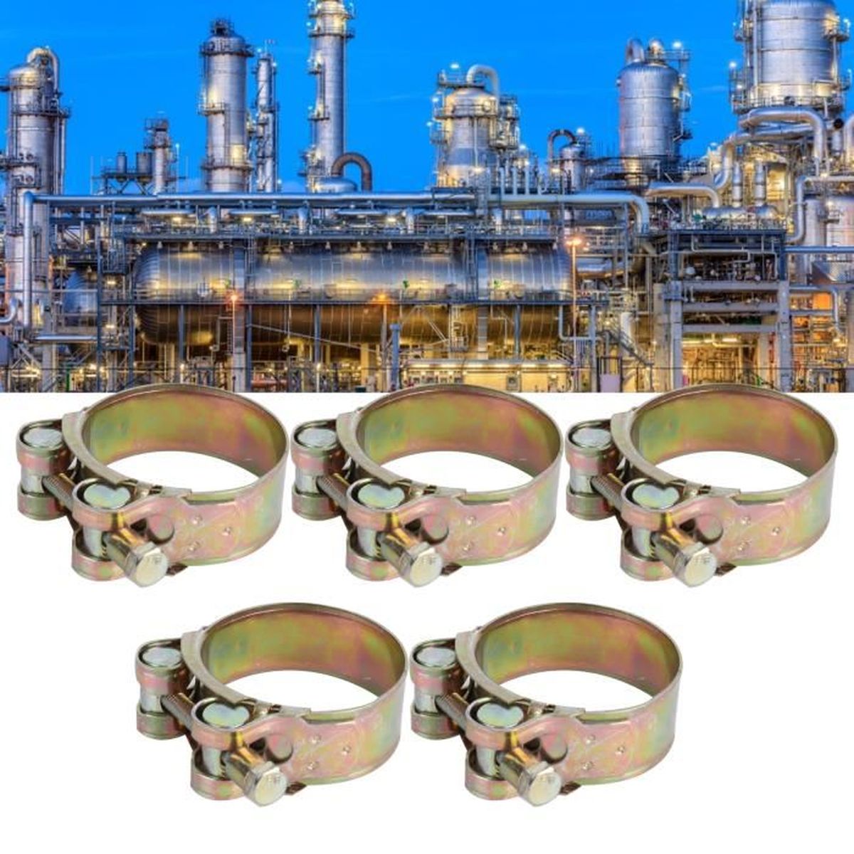 Assortiment Colliers De Serrage TOX - 26 Pièces Acier Galvanisé 10-40mm