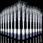 Lot de 12 bâtons lumineux en fibre optique LED pour fête