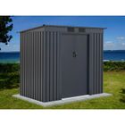 Abri de jardin avec toit plat 2,01x1,21x1,76m ProShed, Anthracite Dancover Abris de jardin