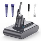 Batterie de remplacement SWAREY pour Dyson V7 - 4000mAh 21.6V Li-ion avec 2 filtres et 1 brosse