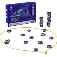 Jeu D'échecs Magnétique + Magnetic Chess Game, Magnetic Chess Set, Battle Chess with Magnetic EFun Table Top Magnet Gameffect. 