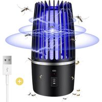Lampe anti-moustique UV à 360 ° Piège à moustiques rechargeable