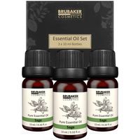 BRUBAKER Cosmetics Huiles Essentielles - Set de 3 Huiles de Sage - Aromathérapie - naturel et végétalien - 3 x 10 ml