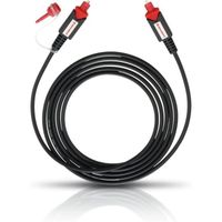 Oehlbach 6003 Red Opto Star 100 Cable Toslink 1m Noir/Rouge