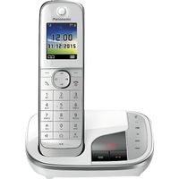 Téléphone sans fil avec répondeur et ID d'appelant Panasonic KX-TGJ320GW - Blanc