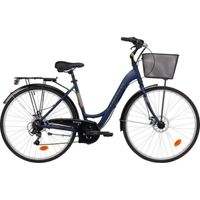 Vélo de ville 28'' en aluminium de Taille M équipé de 18 vitesses, potence réglable, dérailleur Shimano et double freins à disque !