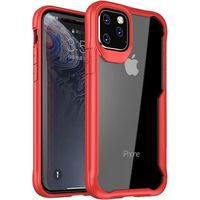 Coque Pour iPhone 11 Pro Max Bumper Hybride Rigide Antichoc Rouge