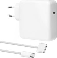 Chargeur USB-C 100W Pour MacBook - Compatible Avec Modèles 2018-2025, Câble 2m Inclus - Noir