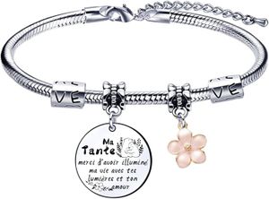 BRIQUET Cadeaux pour la Tata Bracelet de Tante Bracelet Ta