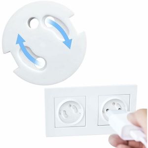Lot De 10 Cache-P Rises Britanniques Pour Enfants - Protection Sûre Et Discrète (Noir)