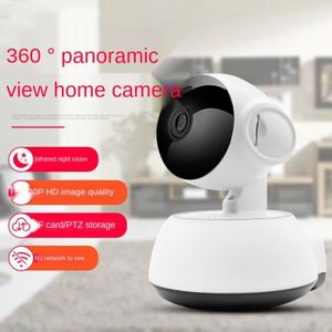 ENREGISTREUR VIDÉO Stardand-caméra de surveillance intelligente sans fil, HD, panoramique 2021 degrés, pour maison, réseau à di