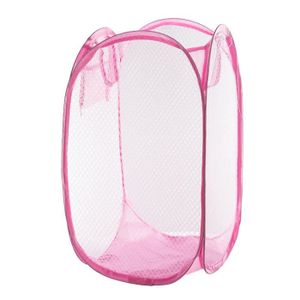 FILET DE LAVAGE pink - Panier à linge pliable pour la maison, panier de rangement de salle de bain panier à mailles sac de ra