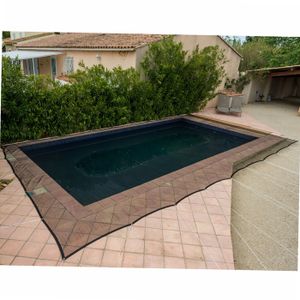 Filet De Protection Ovale Pour Piscine 5.8 × 10.4 M – Anti-Feuilles Ultra-Résistant En Maille PEHD, Idéal Piscines Enterrées Et Hors Sol