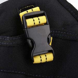 PORTE-OUTILS - ETUI Tbest Pochette de ceinture de forage Porte-perceuse électrique portable Sac de rangement Oxford Sacoche de poche pour outils