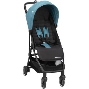 POUSSETTE  BEBECONFORT Poussette canne ultra compacte Teeny 3D, 4 roues, De la naissance à 4 ans environ (22kg), Blue Chic