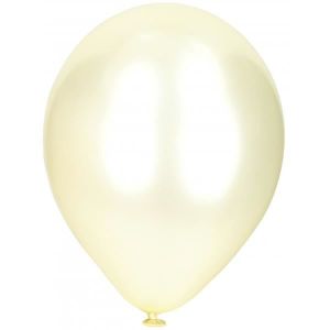 Ballon blanc nacre - Cdiscount