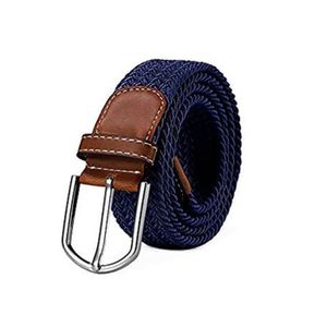 Yangbaga Ceinture Tissu Homme 105-125cm Sangle Extensible Ceinture Elastique Idée Cadeau Homme Pour Sports, Voyages (Noir