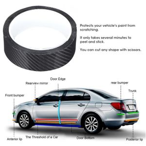Autocollant fibre carbone voiture - Cdiscount