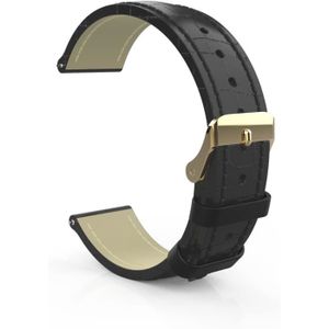 MONTRE Bracelet en cuir de montre pour hommes et femmes, bracelet de remplacement en cuir véritable, boucle en acier inoxydable, 1[n31490]