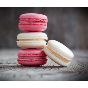 CREDENCE Fond de hotte en verre - WENKO - Macarons - Anti-é