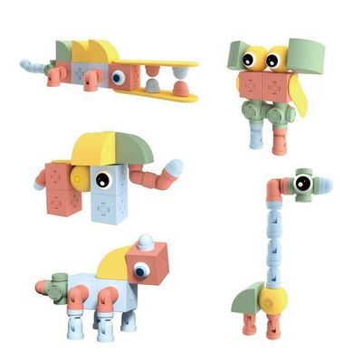 110 Blocs Magnétiques Mingfuxin – 15 Formes, Aimants Puissants, STEAM, Cadeau Enfant 3-8 Ans