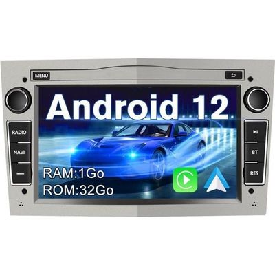 Autoradio 2 DIN Android 14 Pour Opel Meriva Corsa Zafira - Carplay Android Auto Sans Fil, Bluetooth WiFi DSP