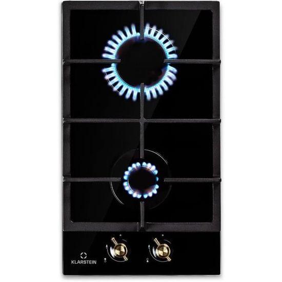 Klarstein Victoria Plaque de cuisson à gaz, encastrable, brûleur Sabaf