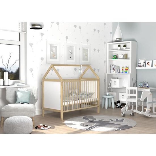 Lit Bebe Cabane Pin Blanc 60x1 Cdiscount Maison Lit Bebe Cabane Pin Blanc 60x1 Cdiscount Maison