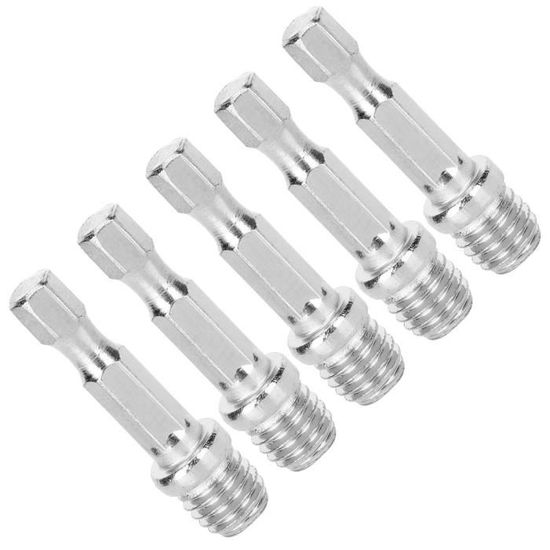 10Pcs Bielle De Conversion De Perceuse à Main,Bielle De Conversion,Moteur Adaptateur Arbre M10,Adaptateur de Connexion pour Disque de Coupe Métal,Rencontrez Le Meulage De Perceuse éLectrique