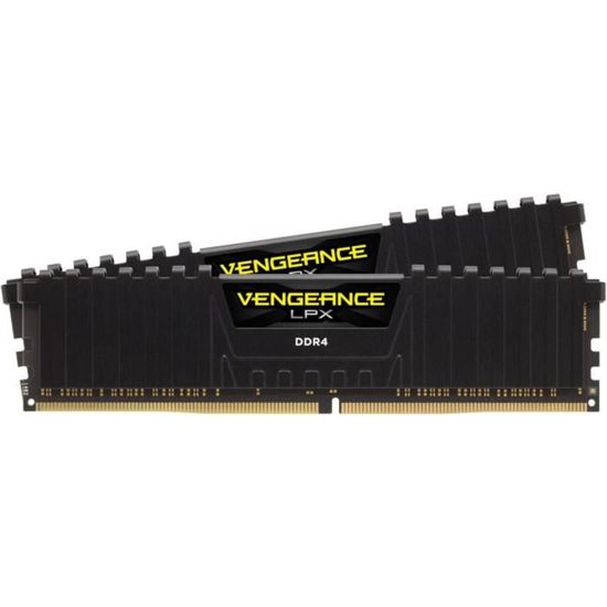 Mémoire RAM - CORSAIR - Vengeance LPX DDR4 - 16GB 2x8GB DIMM - 2400 MHz - 1.2V - Noir (CMK16GX4M2A2400C)